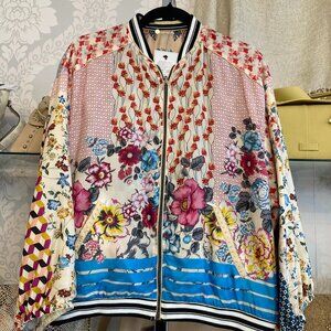 Johnny Was Reversible Zip Up Jacket - Size Small